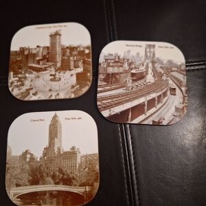 Vintage New York City Coaster Set